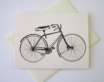 Bicycle Note Cards Stationery Set of 10 Cards