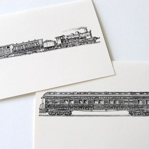 vintage Train Notecards - Set of Ten