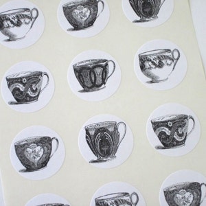 Teacup Note Cards Stationery Set of 10 Cards With Matching Envelopes - Etsy