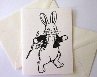 Bunny Rabbit Note Cards Juego de 10 con sobres a juego