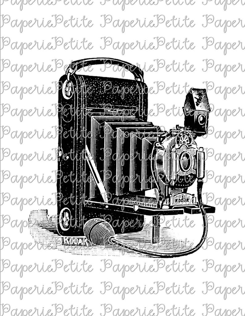 Vintage Camera Kodak Digital Download for Iron on Transfer Etsy