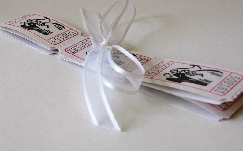 Bride and Groom Carnival Tickets image 3