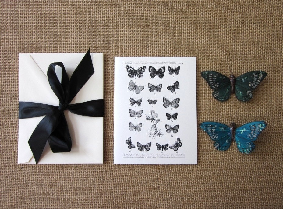 Butterfly Note Cards Set of 10 With Matching Envelopes - Etsy