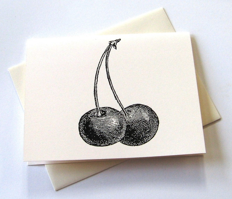 Cherries Note Card Set
