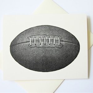 Jeu de cartes de notes de football de 10 avec enveloppes correspondantes