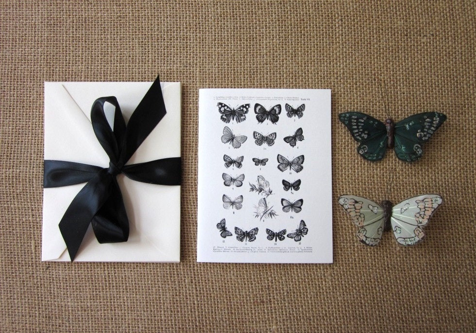 Butterfly Note Cards Set of 10 With Matching Envelopes - Etsy