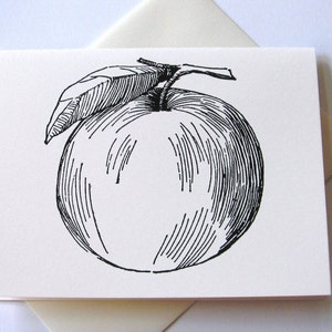 Ensemble de cartes Apple Note de 10 avec enveloppes assorties