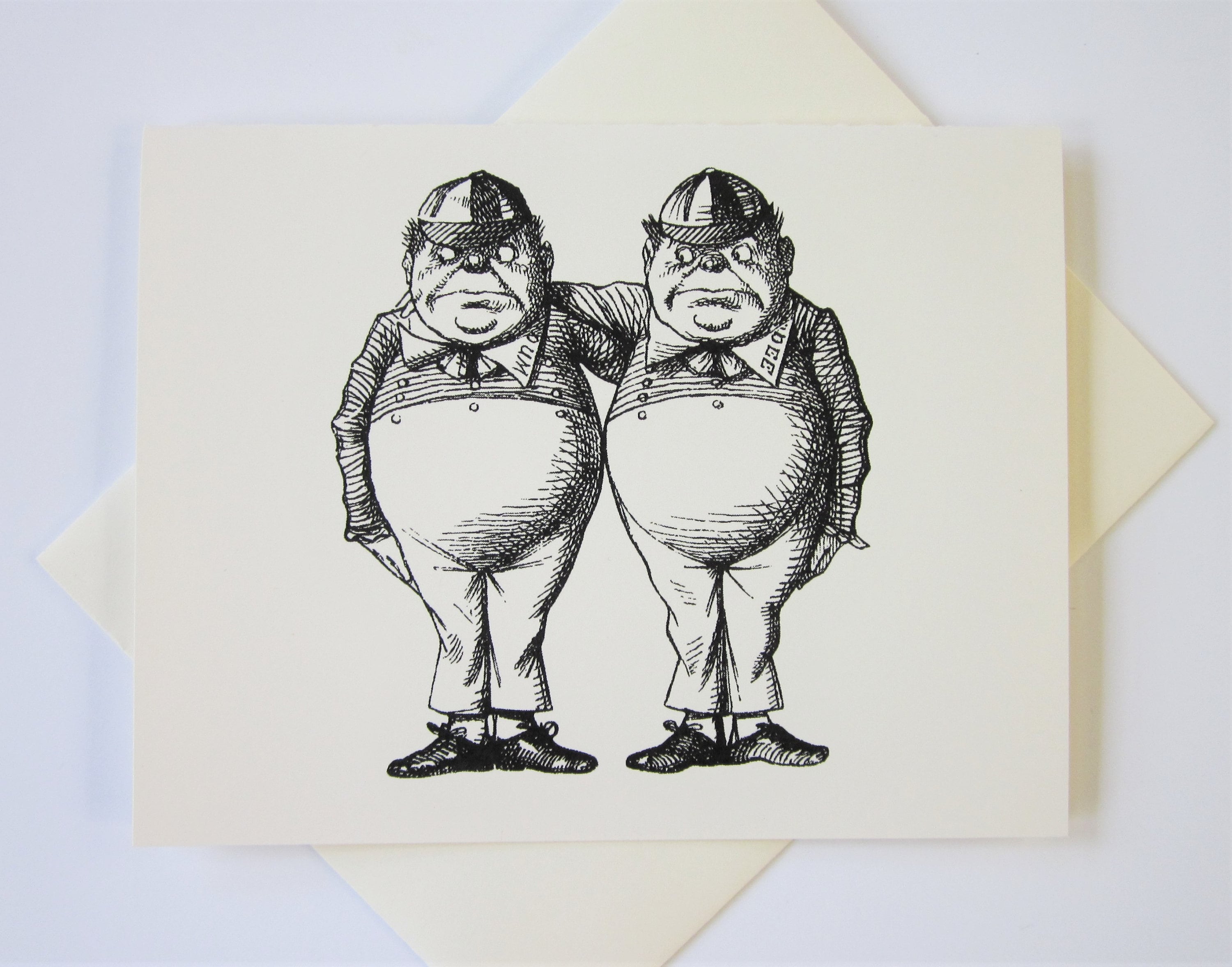 トゥイードルディーとトゥイードルダムの不思議の国のアリス ノート