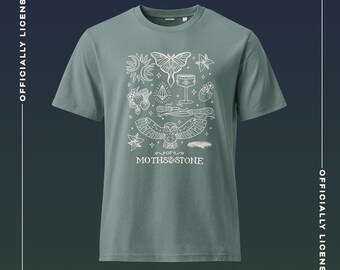 Of Moths and Stone Icons Unisex Garment Dyed Creator 2.0 Vintage T-Shirt | Officially Licensed K.R.Fryatt Merch
