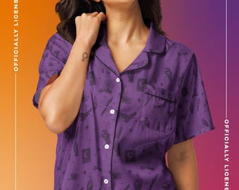 Descendants of the Stars | Bianca Edition | Officially Licensed All-over print women’s short sleeve pajama top