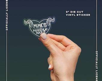 3" Of Moths and Stone MMCs with Handlebars Vinyl Die Cut Sticker | Officially Licensed