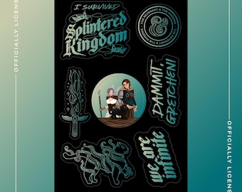 4x6 Splintered Kingdom Sticker Sheet | Officially Licensed Gretchen Powell Fox