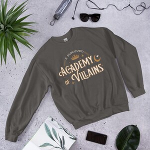 I SURVIVED Academy of Villains Unisex Sweatshirt | Officially Licensed Book Merch