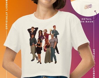 Officially Licensed Descendants of the Stars Series Character Art Women’s crop top