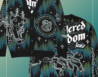Splintered Kingdom Aurora Knitted cardigan | Officially Licensed Gretchen Powell Fox