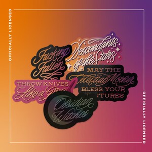 Set of 5 Descendants of the Stars 3" die cut vinyl stickers | Officially Licensed