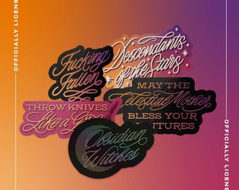 Set of 5 Descendants of the Stars 3" die cut vinyl stickers | Officially Licensed