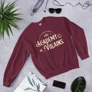 I SURVIVED Academy of Villains Unisex Sweatshirt | Officially Licensed Book Merch