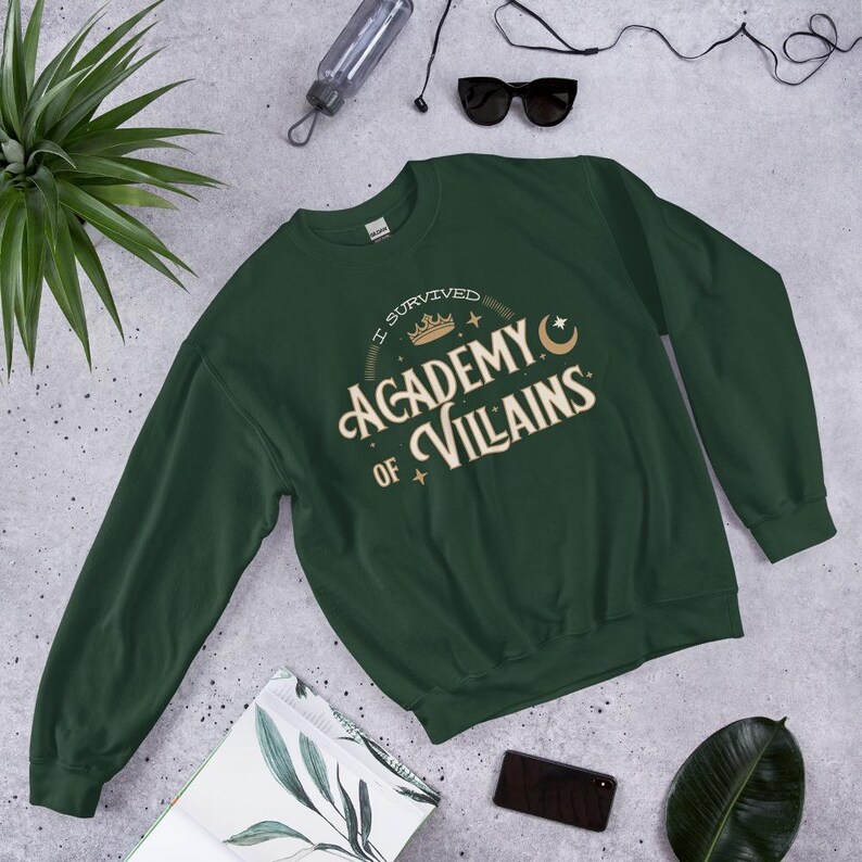 I SURVIVED Academy of Villains Unisex Sweatshirt | Officially Licensed Book Merch