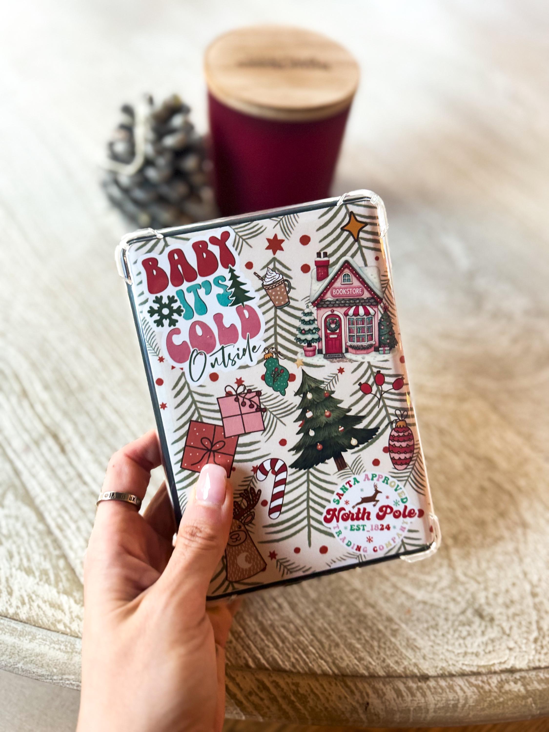 Christmas Holiday Themed Printable Kindle Insert for Clear Case ...
