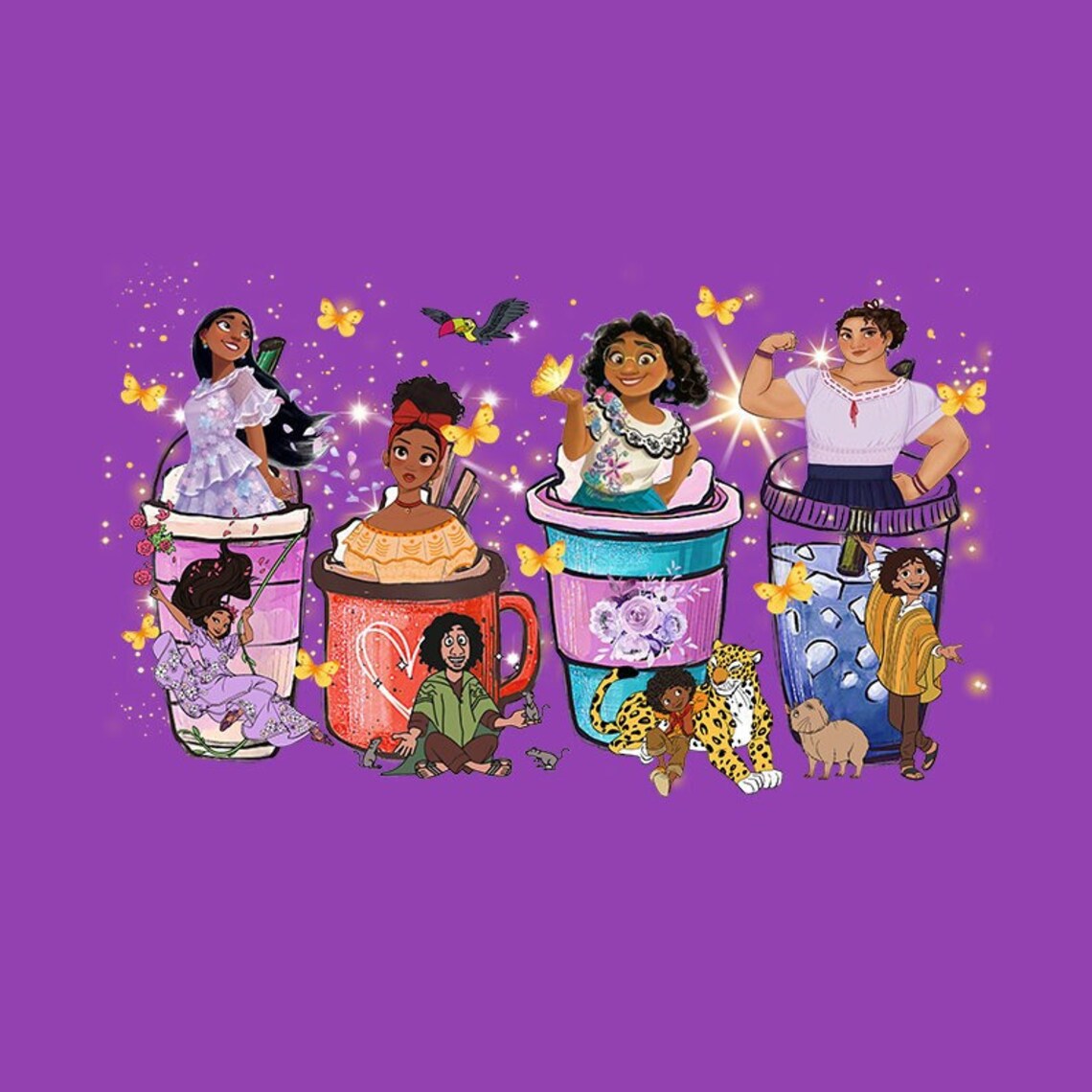 Encanto Coffee Cup Png Coffee Png Encanto and Friends Etsy
