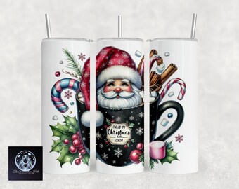 Watercolor Hot Cocoa Gnomes 20 oz tumbler Wrap, Cute Christmas Gnomes Clipart, Festive Gnomes, Gnomes PNG, Holiday Sublimation