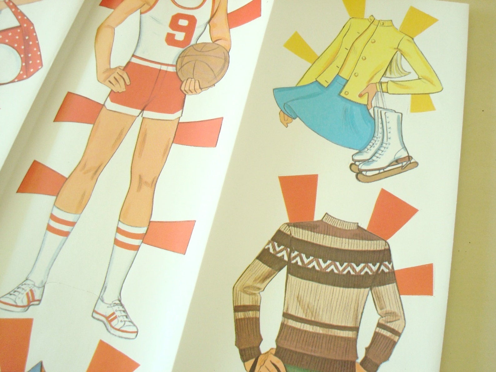 Barbie and Ken paper dolls with stands All Sports Tournament | Etsy