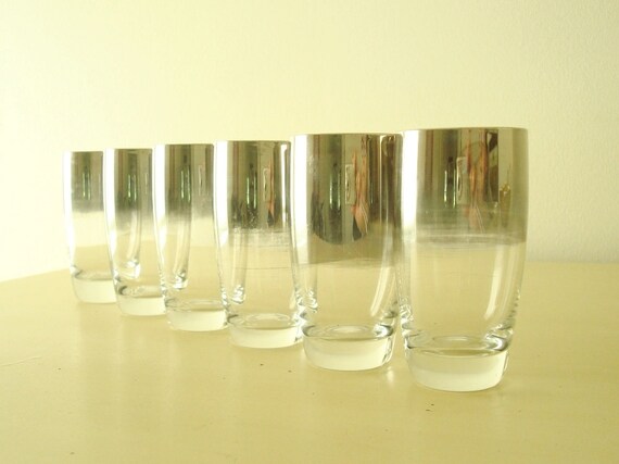 ombre drinking glasses