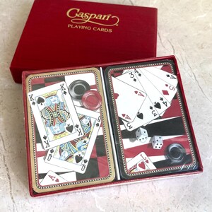 Lot Of 12 Bee Premium Gold Trim Poker Playing Cards - Red Casino Decks, Sealed