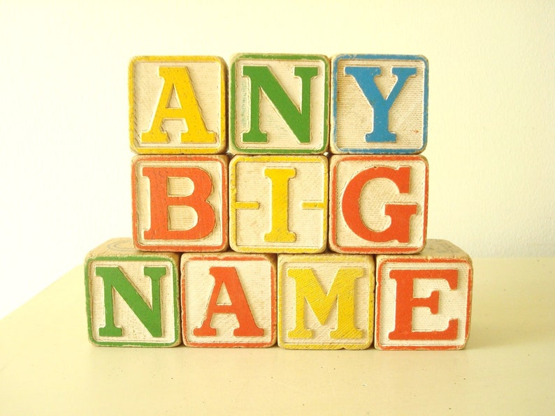 big wooden alphabet blocks