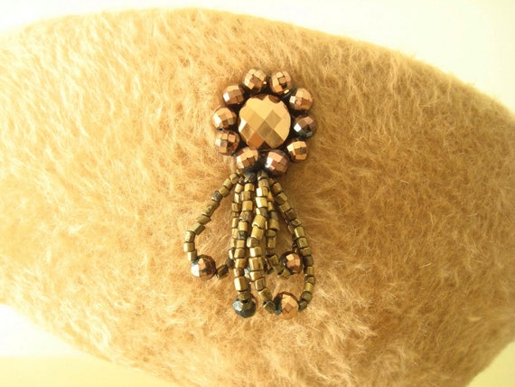 Vintage 1950s Elsa Schiaparelli bumper hat, fur f… - image 6