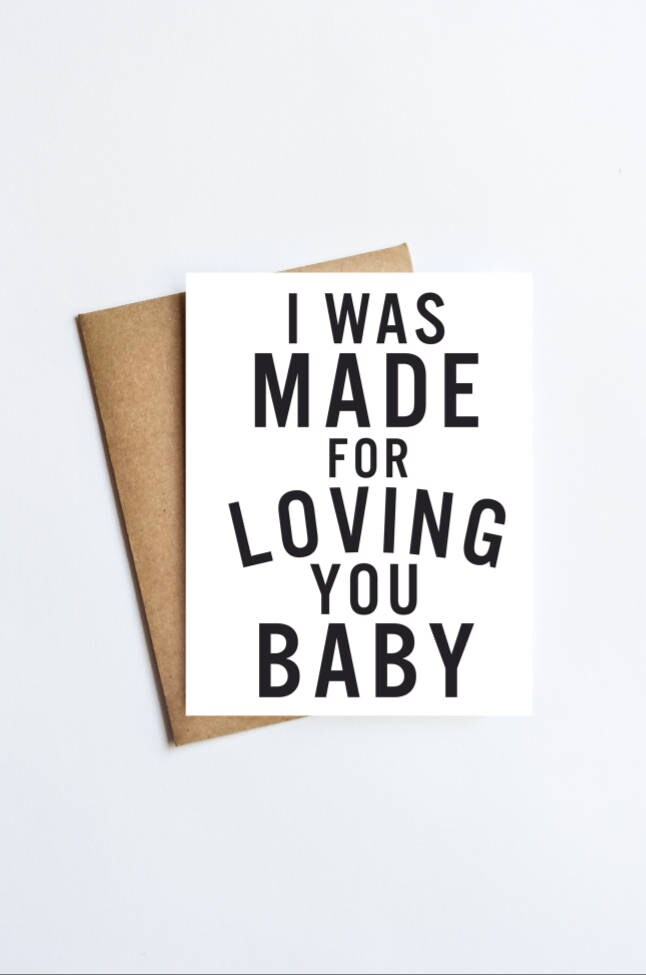 You baby she is. I was made for loving you baby текст.