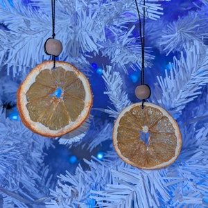 Orange Slice Ornament Set