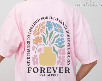 Boho Christian Shirt, Vintage Floral Jesus Tee, Comfort Colors