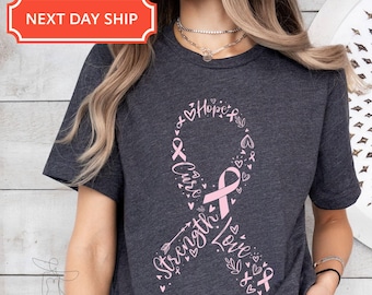 Cancer T Shirt, Cancer Warrior T-Shirt, Breast Cancer Shirt, Stronger Than Cancer, Cancer Survivor T-Shirt, Cancer Tee, Cancer Awareness Tee