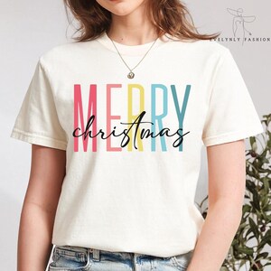 Merry Christmas Shirt, Christmas Shirt, Classic Christmas Outfit, Christmas Shirts For Women, Cute Christmas Tee Shirt Idea, Christmas Gifts