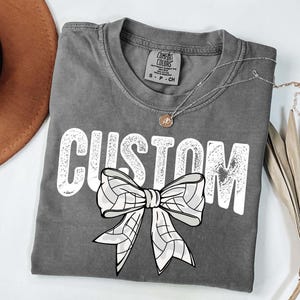 Custom Volleyball Bow Shirt, Game Day Tee | Team Spirit , Sport Mama Season