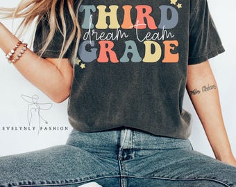 Comfort Colors® 3rd Grade Teacher Shirt, Teacher Team Tee