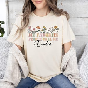 My Favorite People Call Me Grandma Shirt, Custom Grandma Tshirt, Personalized Grandma Shirt, Grandma Announcement, Gifts For Grandma Gift