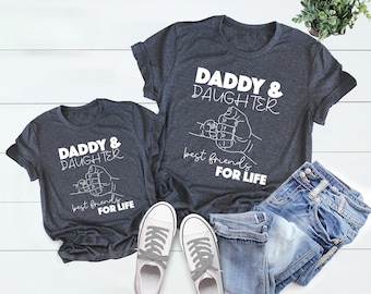 Daddy and Daughter Matching Shirts, Father's Day Gift