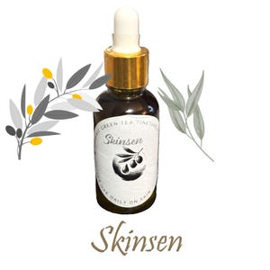 Natural Face Oil  Green Tea and Olive Oil Treatment Skin Care Anti Aging Facial Oil Vegan Organic Beauty Gift Clean Beauty Face Oil Dry Skin