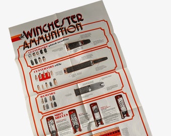 Winchester Ammunition Vintage 1986  22 x 34