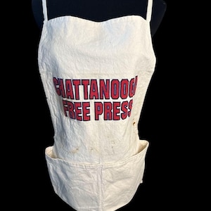 Vintage Newspaper Apron - Etsy