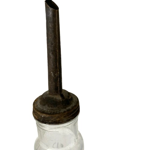 Standard shops Oil Polarine Quart Bottle w Lid Vintage Petroliana Man Cave Vintage