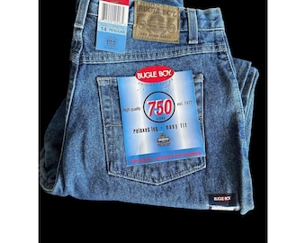 Bugle Boy Vintage Deadstock Mom Denim Jeans High Rise 31 x 30 14R   14" Rise