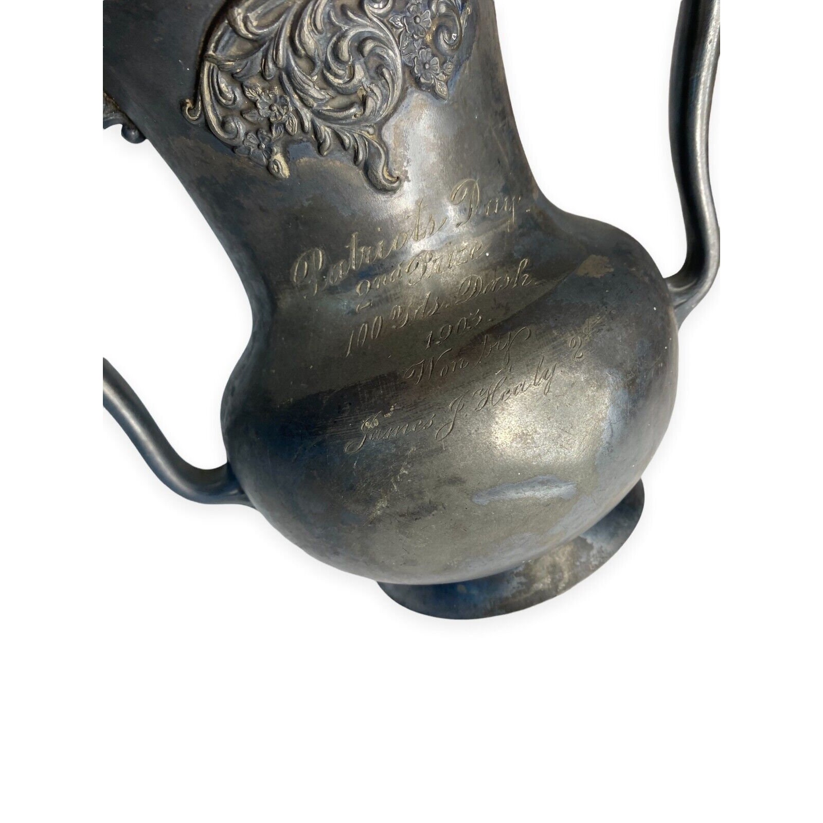 Trophée Médaille de gymnastique, en bronze, vintage, barres parallèles