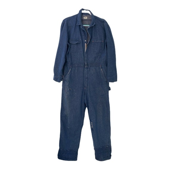Vintage Denim Workwear Coveralls  As Is Blue Bell… - image 1