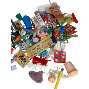 Cracker Jack & Gumball Collection Grandma M 85+ pc Vintage Prizes Crackerjacks