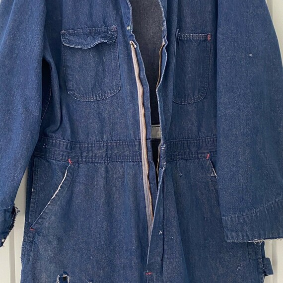 Vintage Denim Workwear Coveralls  As Is Blue Bell… - image 9