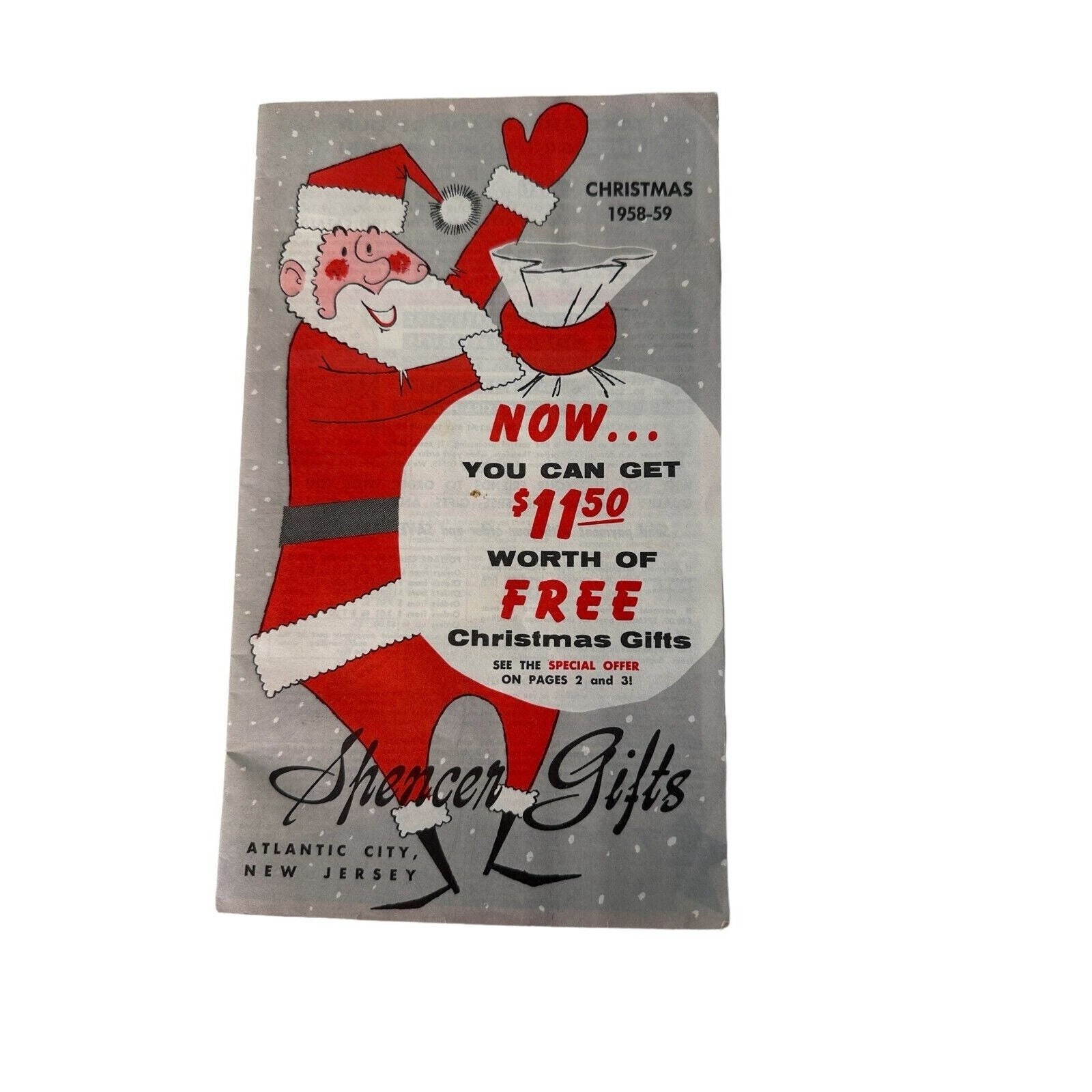 Vintage Advertising Spencer Gifts Catalog Christmas 1950s / 1958-59 Kitsch  Gifts & Vintage Housewares